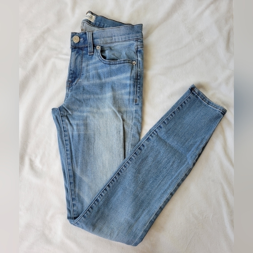 Madewell skinny skinny light wash jeans 27 - Picture 1 of 13